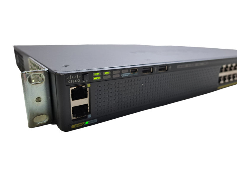 Cisco WS-C2960X-24PS-L | 24-Port Gigabit PoE+ 370W Switch | 4x SFP Q