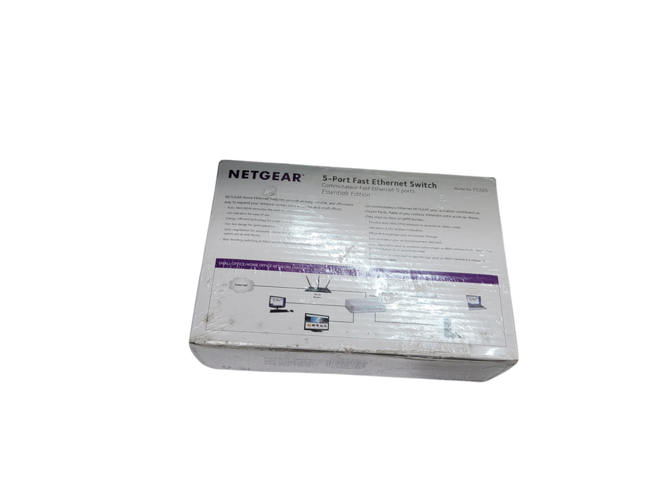 NETGEAR 5-Port Fast Ethernet Switch DS205 (NEW)