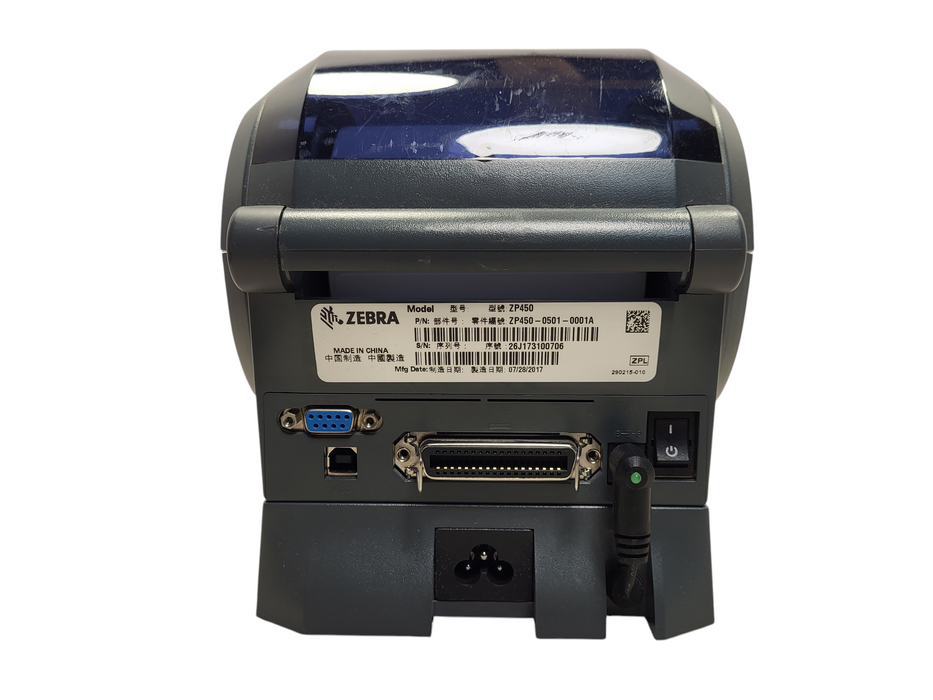 Zebra ZP450 Direct Thermal Shipping Label Printer ZP450-0501-0001A