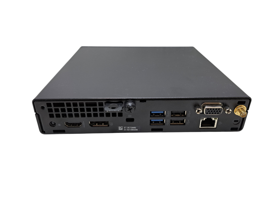 Dell OptiPlex 3080 Micro | Intel Core i3-10100T, 8GB DDR4, 256GB NVMe, Wi-Fi