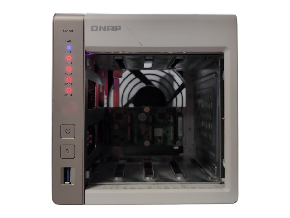 QNAP TS-451 4-Bay NAS, No HDD & Caddies, READ