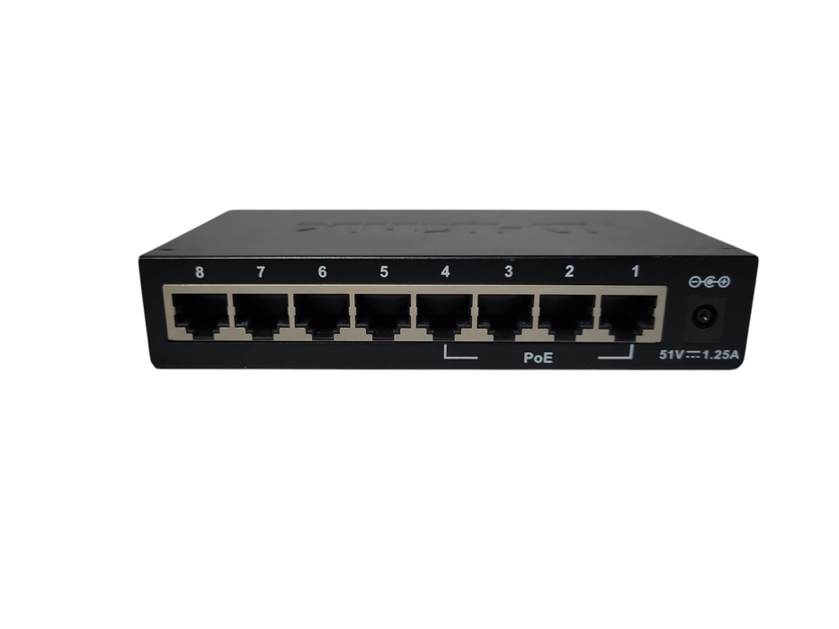 D-link 8 port unmanaged desktop switch 4 POE ports DES-1008PA
