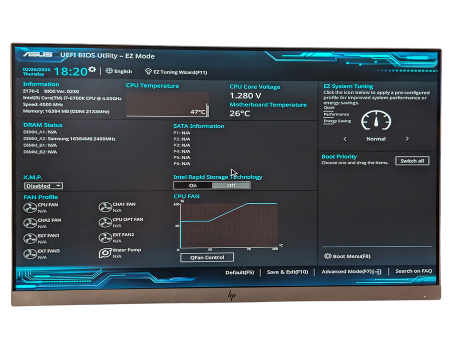 ASUS Z170-E Intel Core i7-6700K 16GB RAM Motherboard Combo