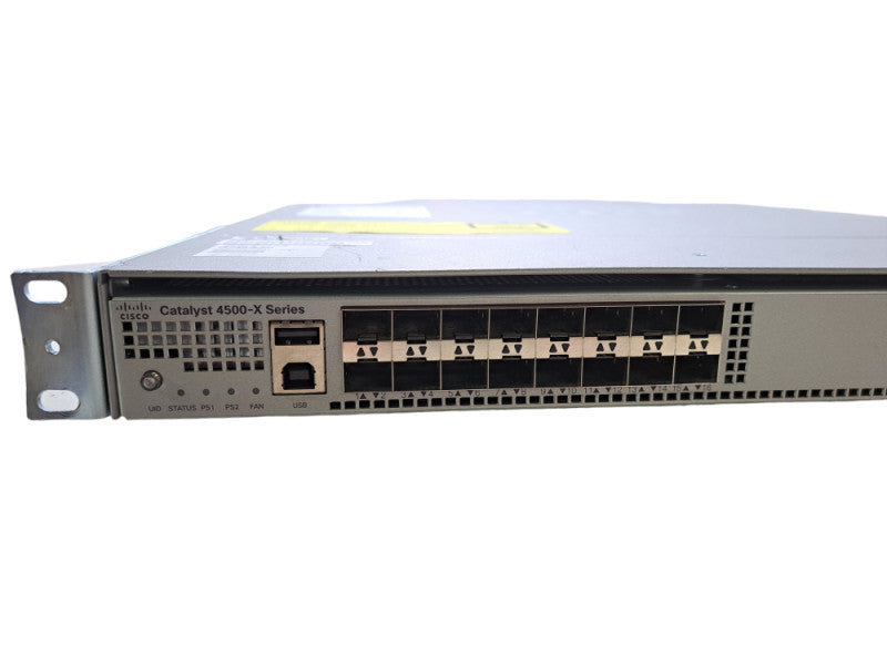 Cisco WS-C4500X-16SFP+ | 16-Port 10GE IP Base SFP+ Switch | 2x PSU