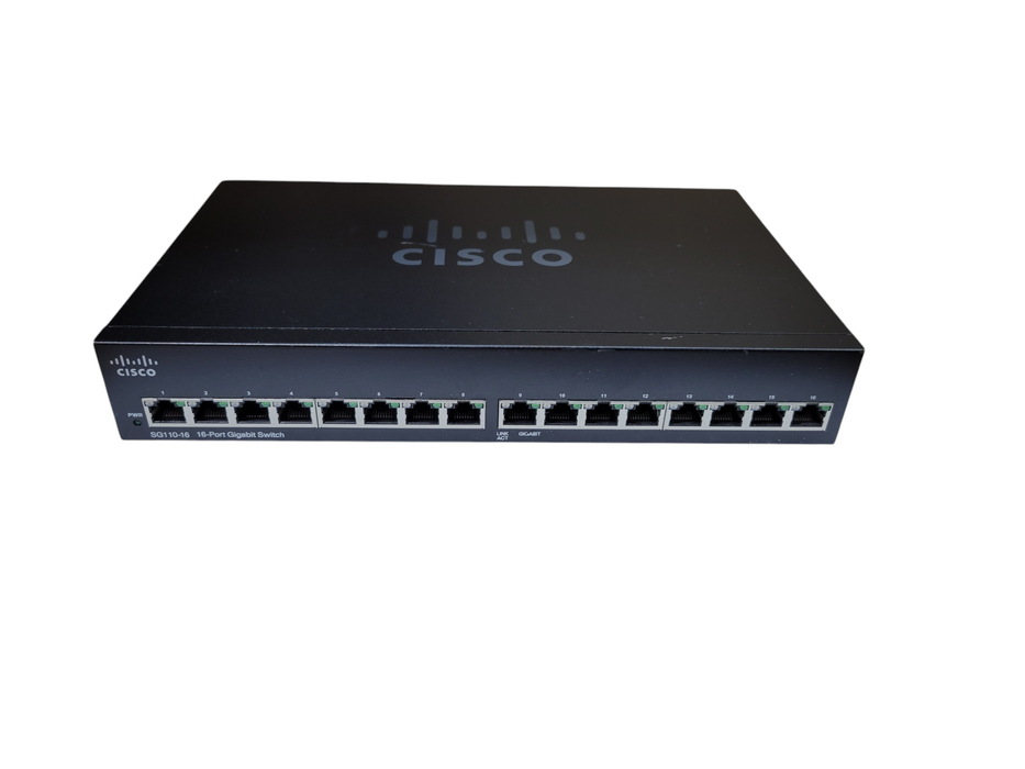 Cisco SG110-16 - 16-Port Gigabit Unmanaged Switch