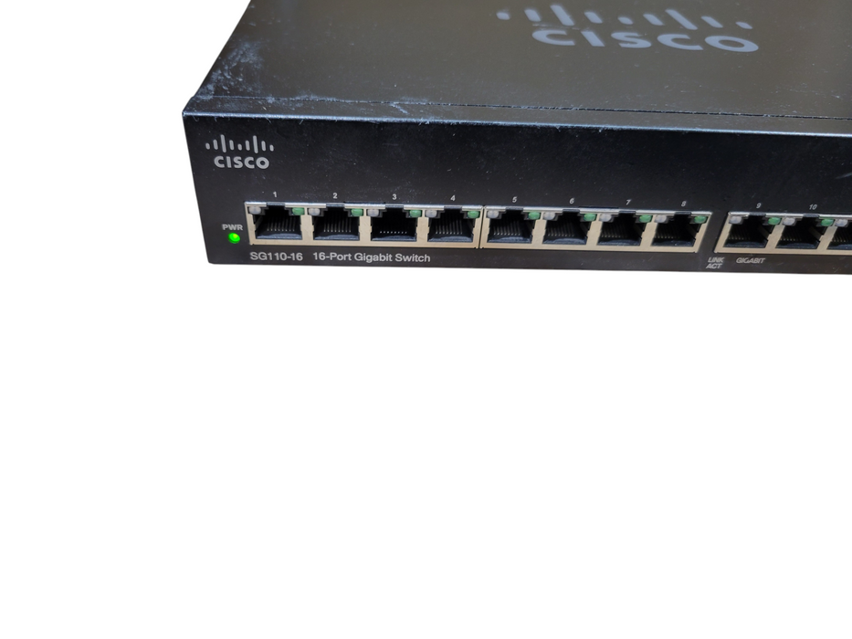 Cisco SG110-16 - 16-Port Gigabit Unmanaged Switch