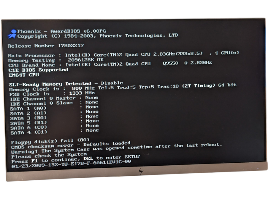 EVGA nForce 780i SLI  FTW Intel Core 2 Quad Q9550 Please READ