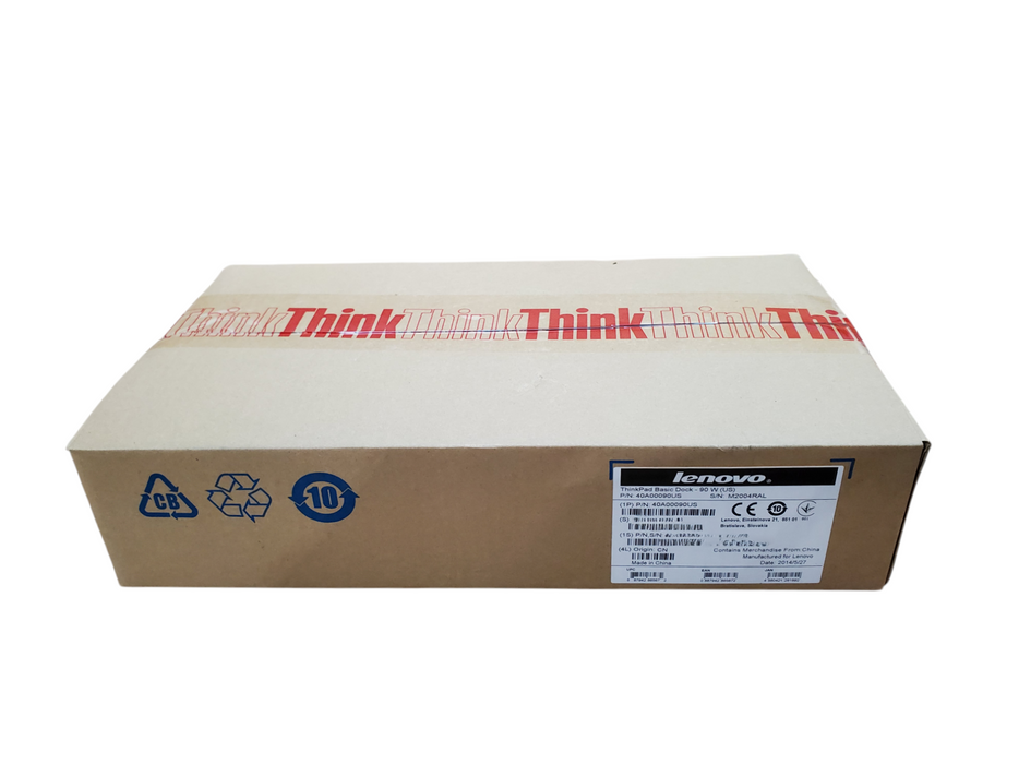 New Open Box - LENOVO ThinkPad Basic Dock 90W (40A00090US)