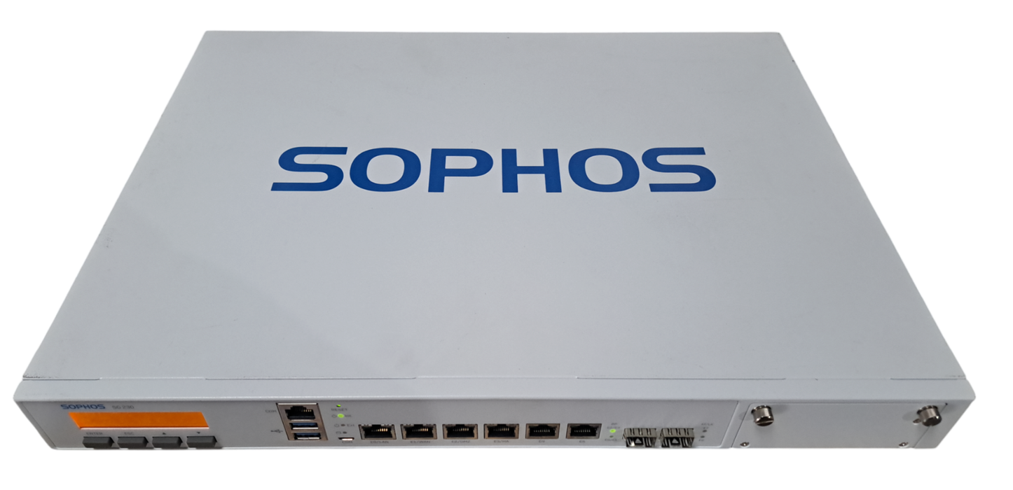 Sophos SG 230 Firewall Rackmount Network Security Appliance