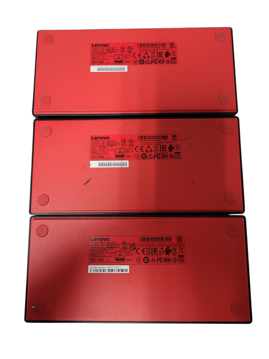 LOT 3x Lenovo ThinkPad USB-C Dock Gen 2 LDC-G2