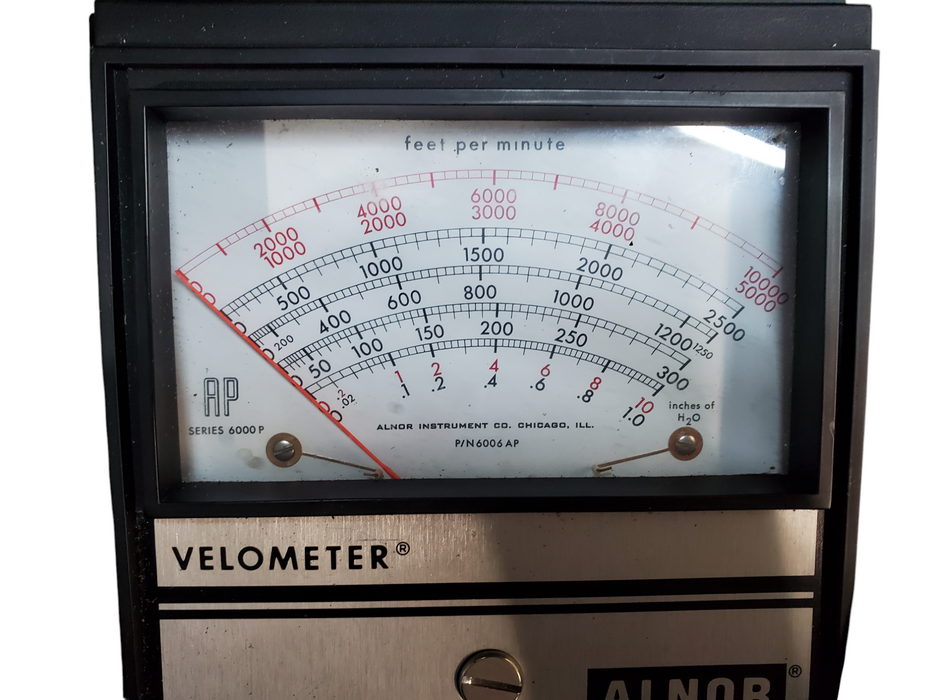 ALNOR Velometer Set AP Series 6000p - P/N: 6006AP w/ Case *READ*
