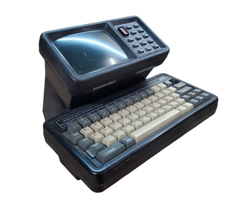 Vintage Motorola MDT 9100-10 Mobile Data Terminal CRT Keyboard Computer *READ*