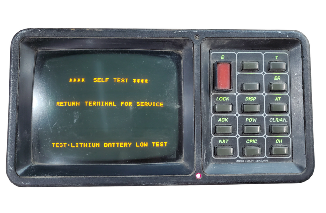 Vintage Motorola MDT 9100-10 Mobile Data Terminal CRT Keyboard Computer *READ*