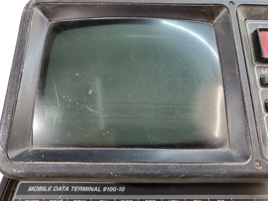Vintage Motorola MDT 9100-10 Mobile Data Terminal CRT Keyboard Computer *READ*