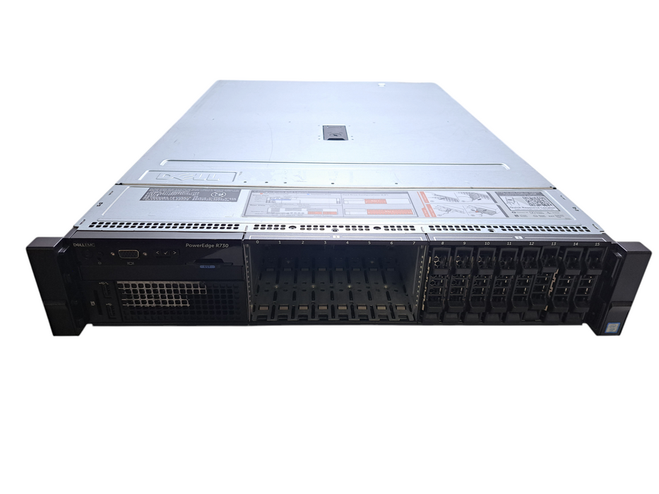 Dell PowerEdge R730 16x 2.5" | 1x Xeon E5-2620 v4, 16GB DDR4, H730 Mini, 2x 750W
