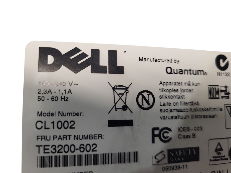 Dell Quantum CL1001 Internal Tape Drive TE3200-602