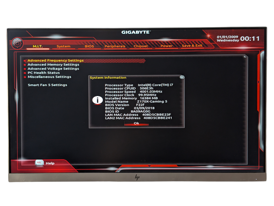 GIGABYTE Z170X-Gaming 5 Intel Core i7-6700K 16GB Motherboard Combo