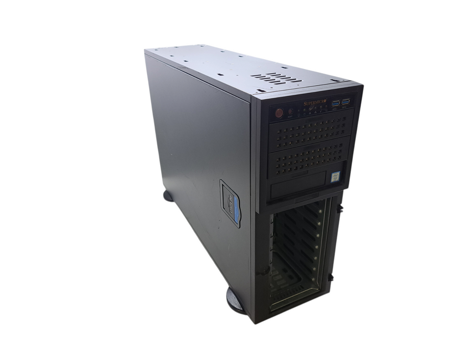 Supermicro X11DPi-NT Tower| Xeon Silver 4108 @1.80GHz, 32GB DDR4, 2x 1280W
