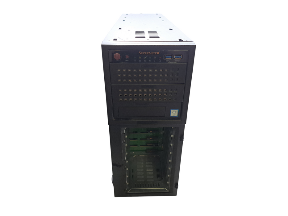 Supermicro X11DPi-NT Tower| Xeon Silver 4108 @1.80GHz, 32GB DDR4, 2x 1280W