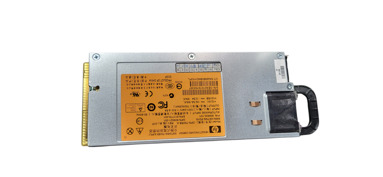 HP DPS-750RB A 750W 506821-001 HSTNS-PD18 Power Supply