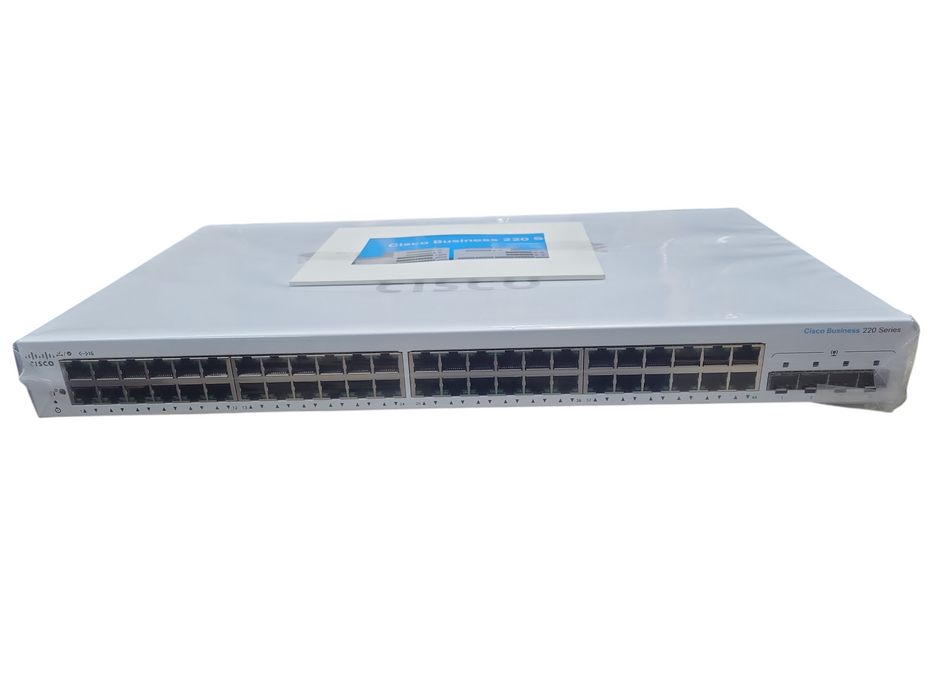Cisco Refresh CBS220-48T-4G 48 Port Smart Eligible Ethernet Switch NEW Open box