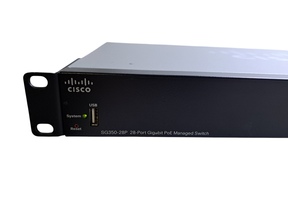 Cisco SG350-28P-K9 V04 | 28-Port Gigabit PoE Managed Switch | 4x SFP
