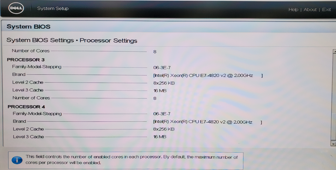 Dell PowerEdge R920 - 4x Xeon E7-4820 v2, 128GB DDR3, H730P - No HDD