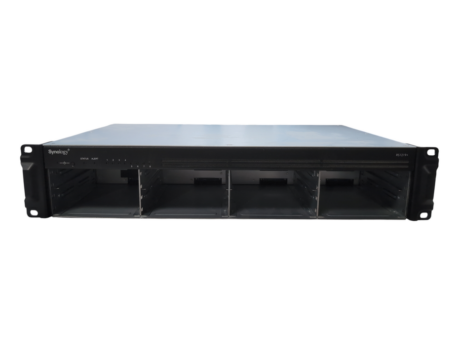 Synology RackStation RS1219+ 8-Bay 2U Rack-Mounted NAS, No Caddies