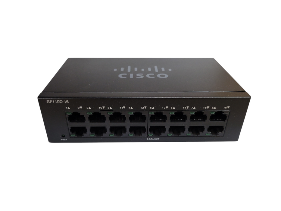 Cisco SF110D-16 16 Port Ethernet Desktop Switch 10/100