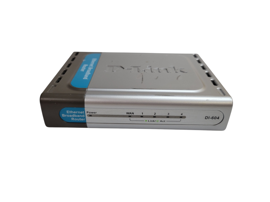 D-Link (DI-604) 4-Port 10/100 Ethernet Broadband Router Only