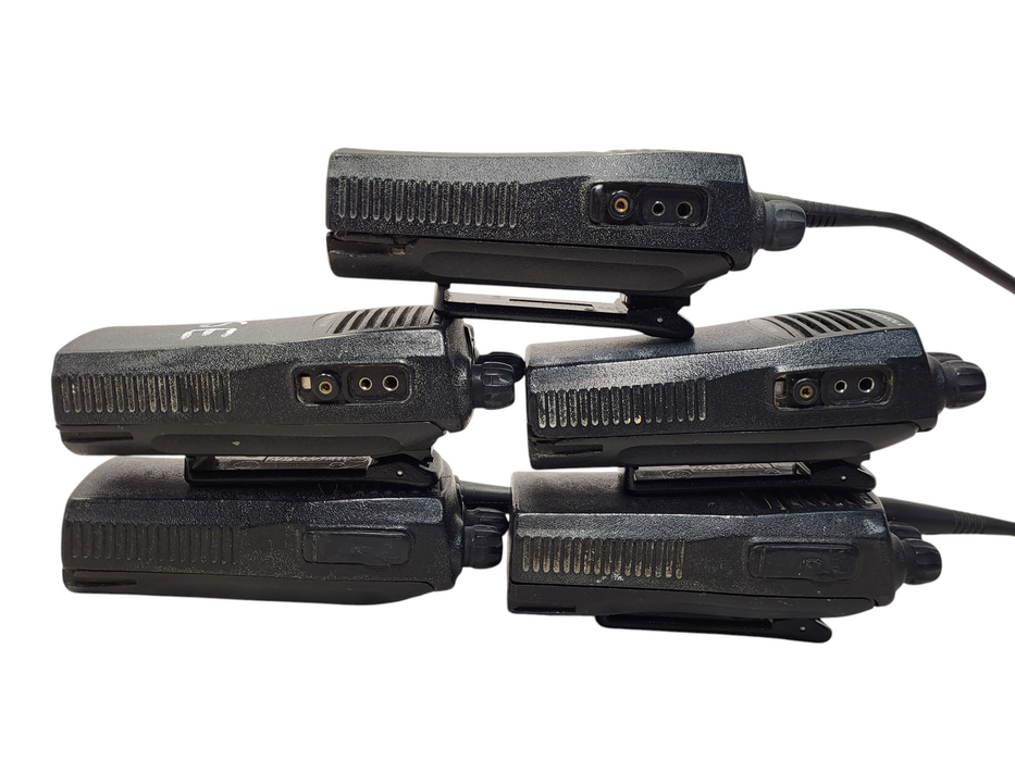 Lot of 5x Motorola CP200 4 Channel UHF Radios 438-470 MHz READ