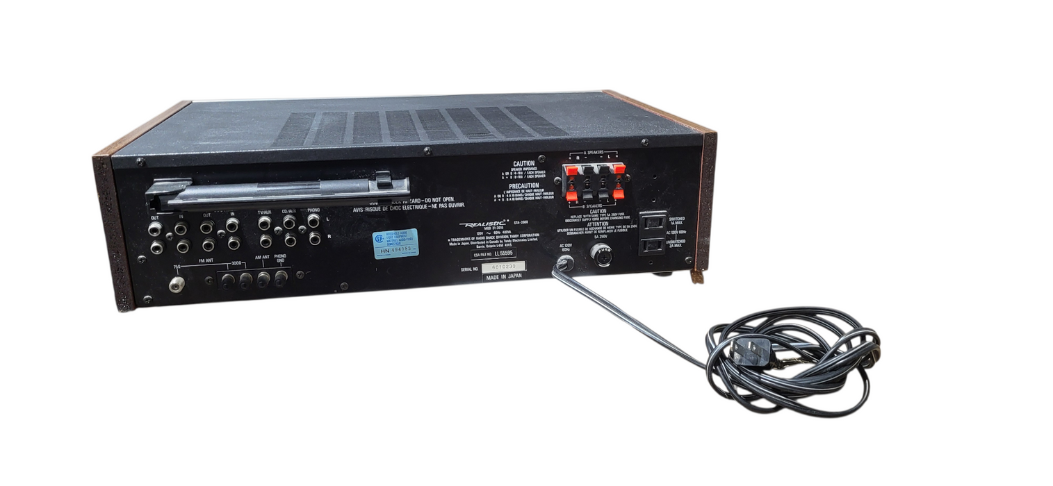 Vintage Realistic STA-2600 Receiver AM/FM - Made in Japan