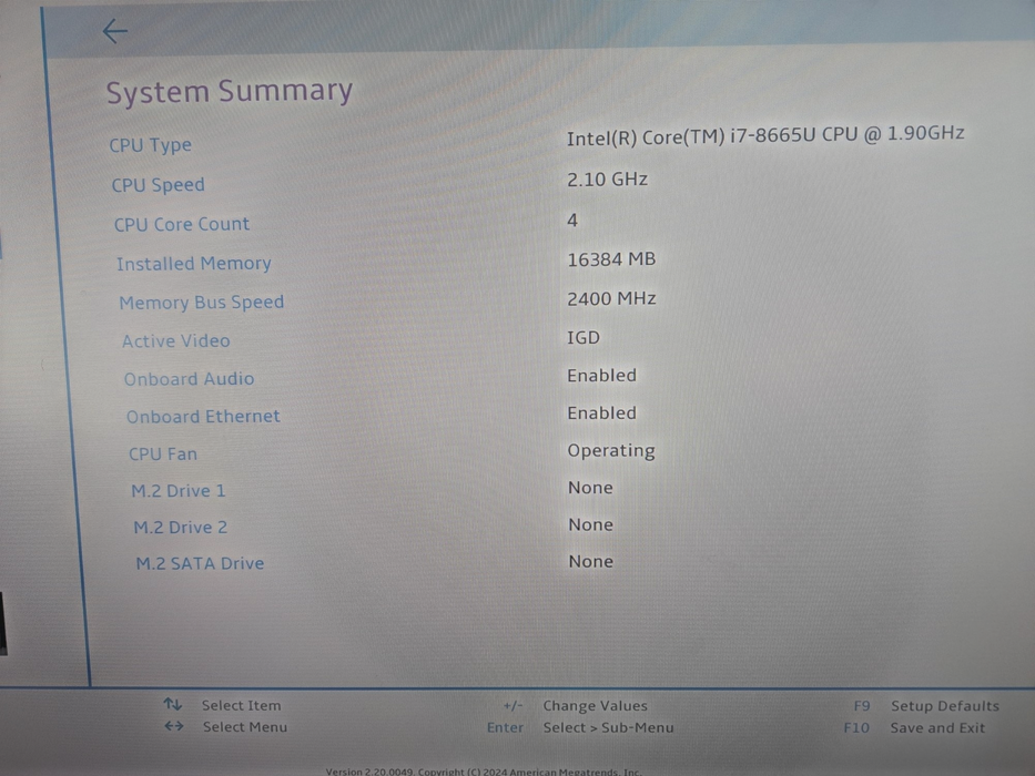 Lenovo ThinkCentre M90n-1 i5-8665U 16GB DDR4 RAM Wi-Fi No HDD /w AC