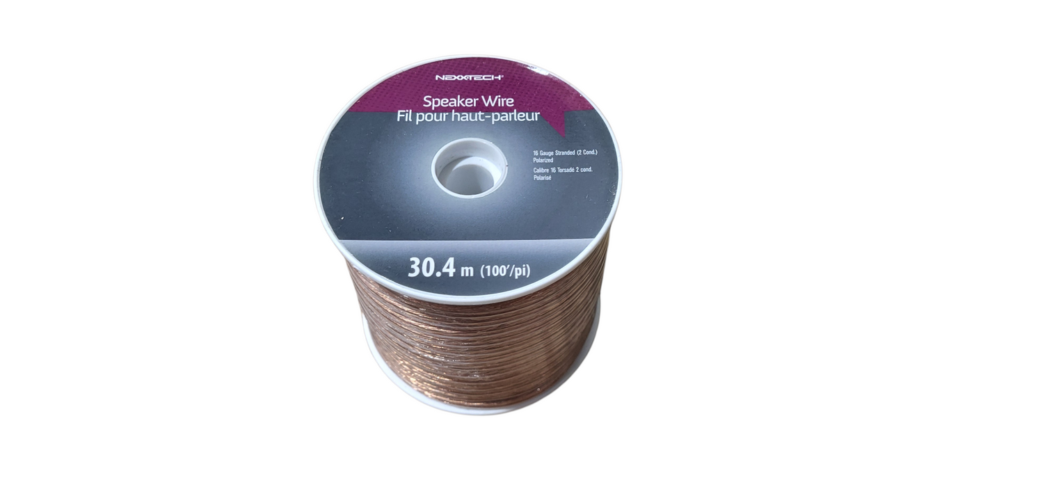 Nexxtech 16AWG Speaker Wire 30.4m (100 ft)