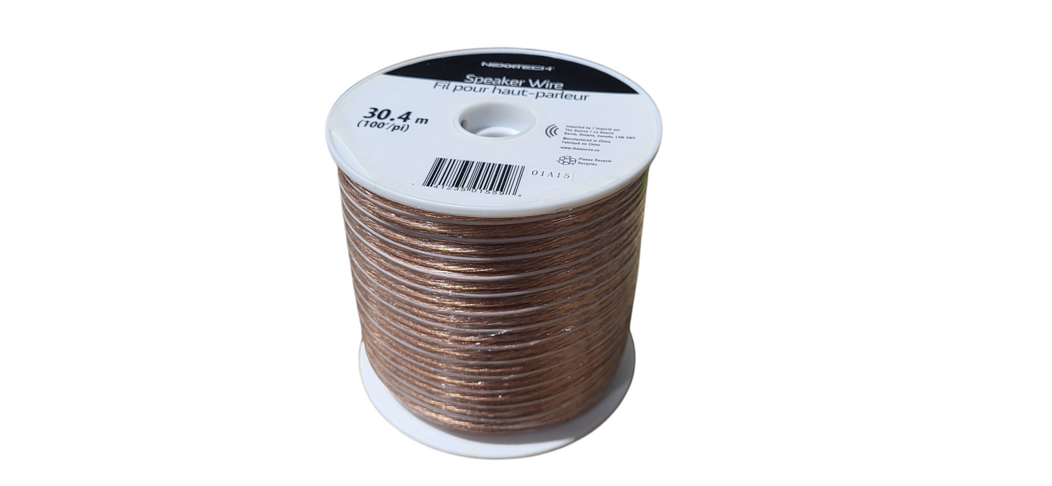 Nexxtech 16AWG Speaker Wire 30.4m (100 ft)
