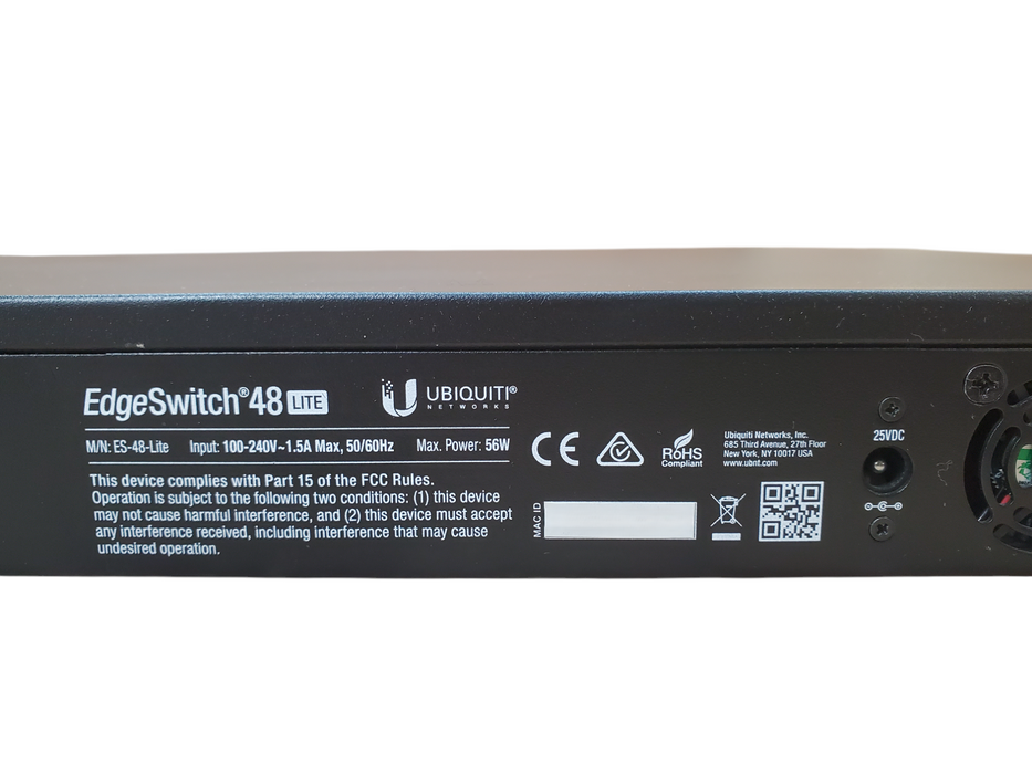 Ubiquiti ES-48-LITE UniFi 48-Port Gigabit Ethernet Managed Switch *READ*