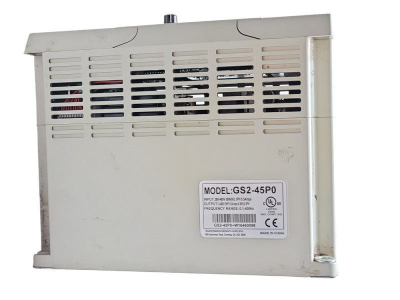 AUTOMATION DIRECT GS2-45P0 AC DRIVE 5HP 460V 3PH GS2-45P0, READ _