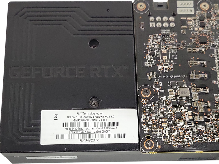 PNY NVidia GeForce RTX 2070 8GB GDDR6 Graphics Card