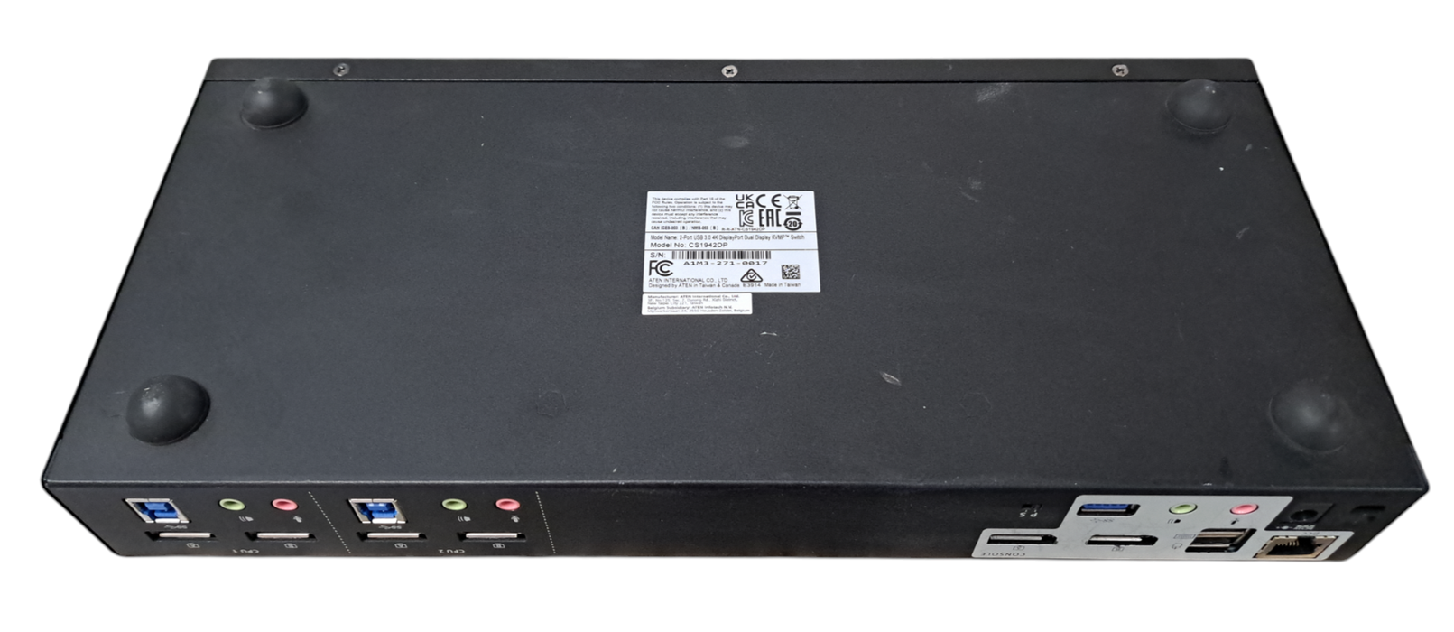 ATEN CS1942DP 2-Port USB 3.0 4K DisplayPort Dual Display  KVMP Switch