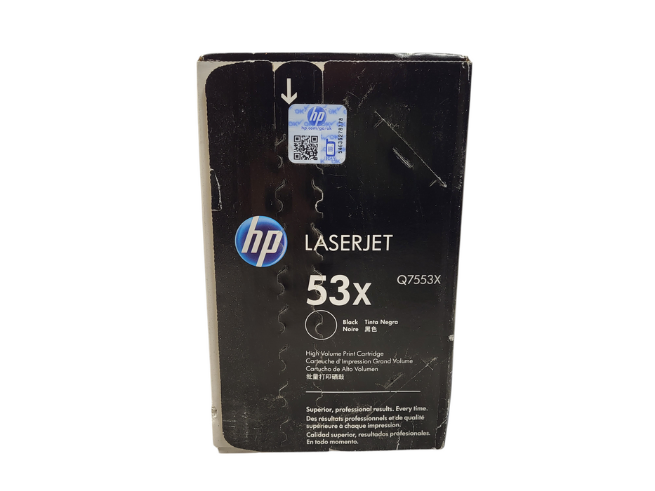 HP 53X Toner High Volume Printing Q7553X Black Cartridge LaserJet M2727 New