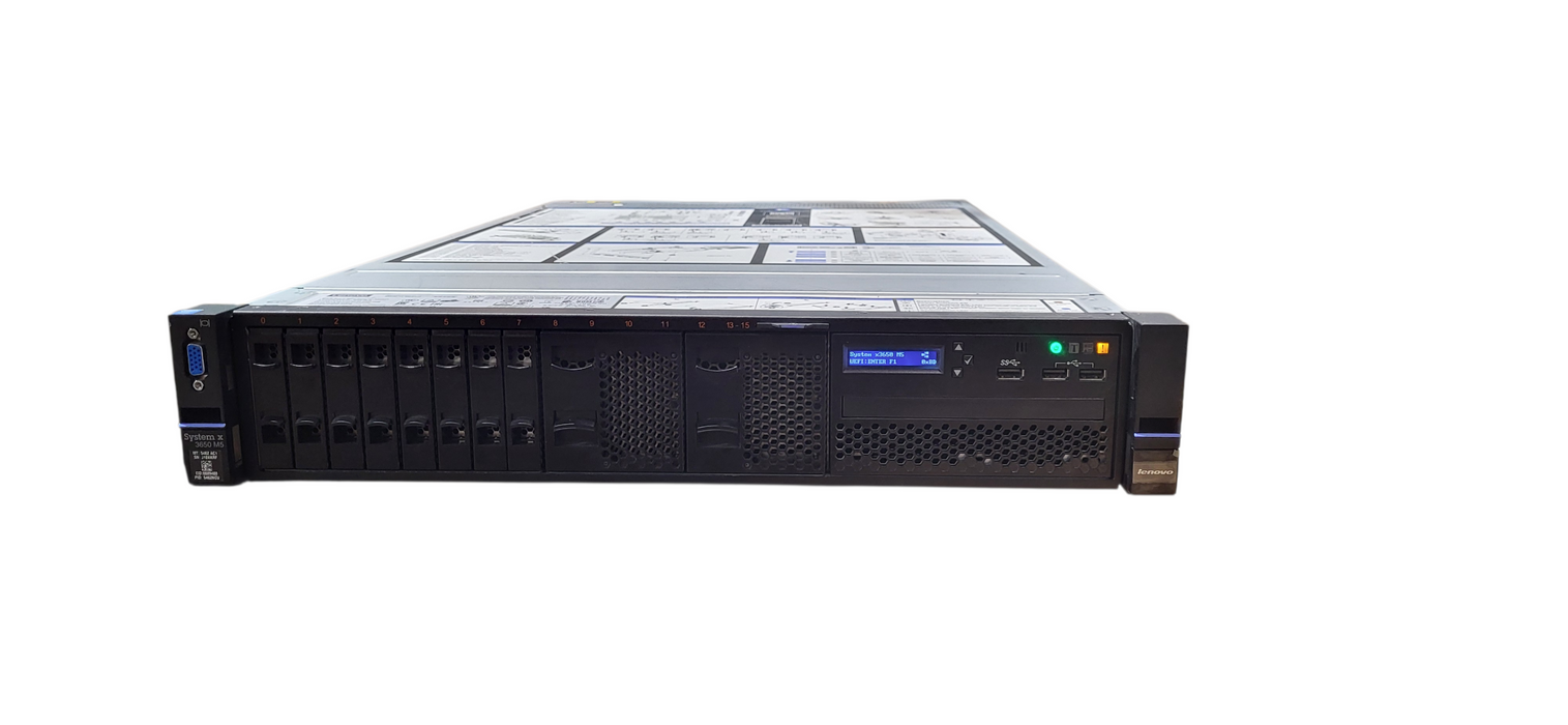 Lenovo System x3650 M5 Xeon  E5-2620 v3| 16GB DDR4 |No HDD | RAID M1215| 2x550W