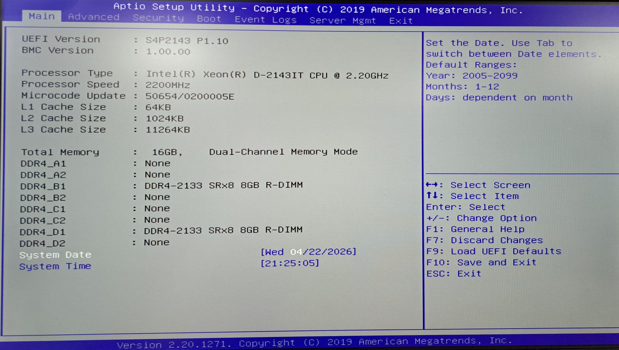 Datto Siris 4 S4XP4 10x 2.5" | Xeon D-2143IT @2.20GHz, 16GB DDR4, Dual PSU