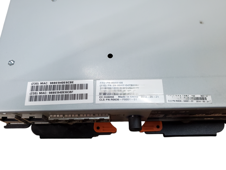 IBM Storwize 00AR108 V3700 Storage Controller Node Canister