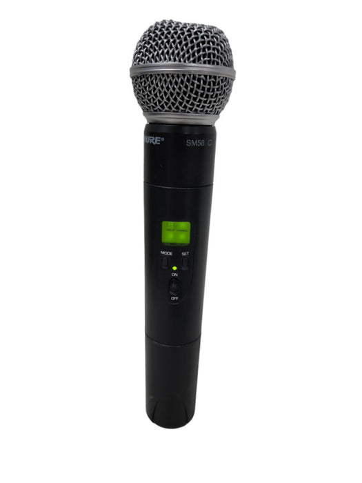 Shure ULXP4 554-590MHz Wireless Microphone Receiver W/2xSM58 Vocal Microphone