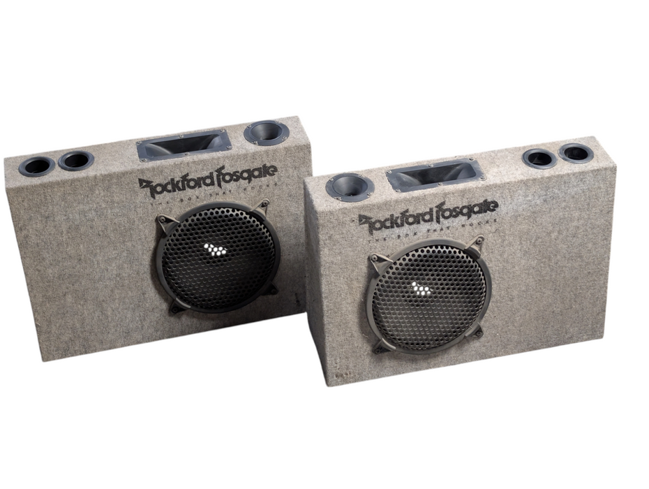 Pair of 2x Rockford Fosgate Oldschool Vehicle Speakers Please READ