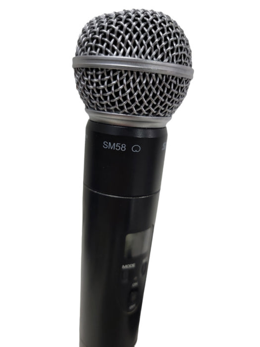 Shure ULXP4 554-590MHz Wireless Microphone Receiver W/2xSM58 Vocal Microphone