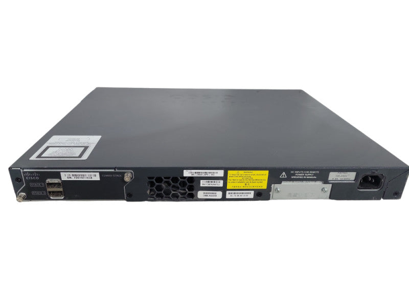 Cisco WS-C2960X-24PS-L 24-Port 4x SFP PoE Gig Managed Switch w/ C2960-Stack !