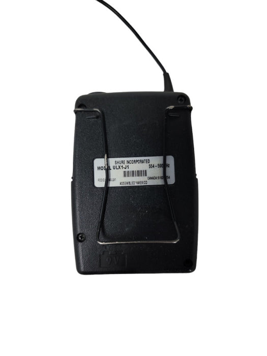 Shure ULX1-J1 Body pack. Wireless Transmitter. ULX 554-590 Mhz