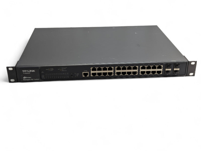 TPLink 24 Port Gig L2 Managed PoE+ Switch with 4 Combo SFP -