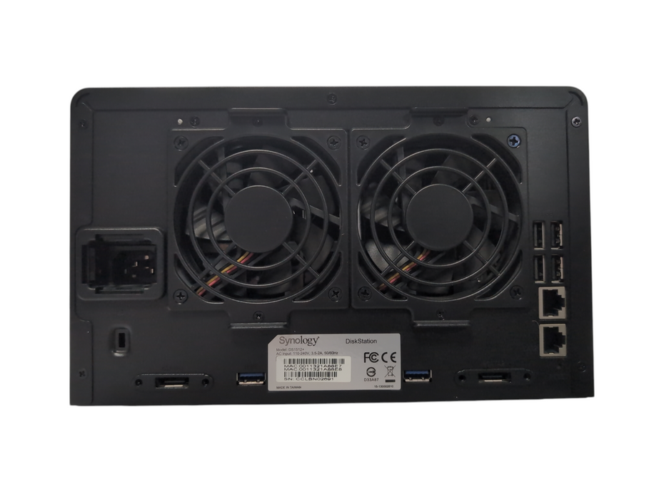 Synology DiskStation DS1512+ 5-Bay NAS w/ 5x 3TB HDDs